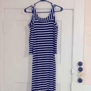 Monteau Midi navy dress Medium